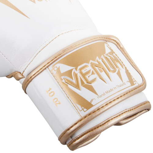 Venum Giant 3.0 Boxhandschuhe - Nappaleder - Wei  /Gold 2