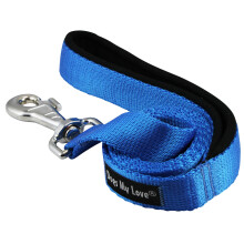 Cini Love My Love 4ft Long Neopren Mner Padded Nylon Lesah 4 Dimensiuni Albastre (Xlarge - 1 """" La?ime)