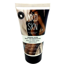 NKD Self Tan SKN Gradual Glow Humectante bronceador diario para cuerpo y rostro Mini tama?o de viaje o de prueba 1.69 onzas