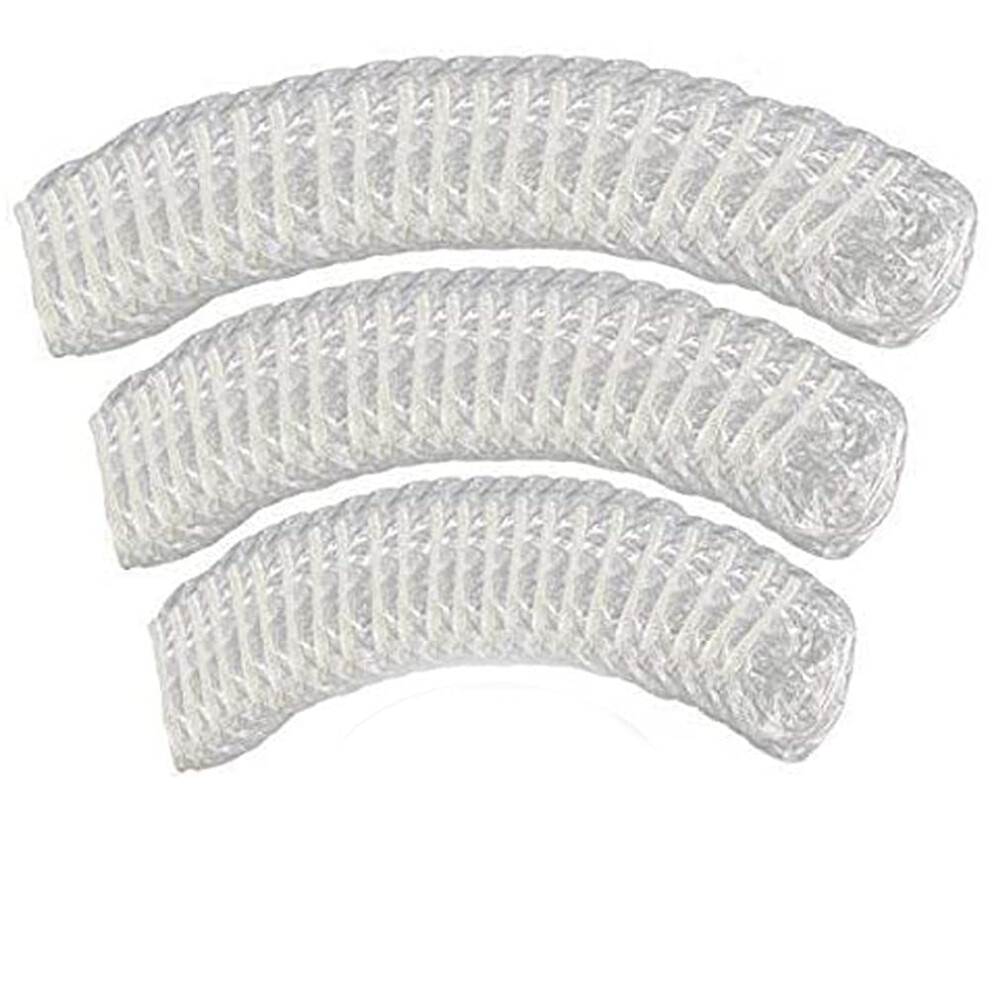 Esowemsn 100Pcs Disposable Clear Waterproof Ear Covers For Shower Hair Dyer And Salon Ear Protector Caps Fits Men And Women