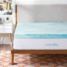 Linenspa 3 inch matrastopper Twin - Gel Swirl Memory Foam Twin matrastopper - CertiPUR-US gecertificeerd - Twin Foam Pad