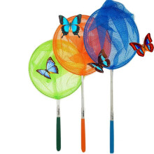 #1 M-jump 3-pack gekleurde telescopische vlindernetten - ideaal voor het vangen van insecten, insecten, vissen - buitenspeelgoed voor spelende kinder