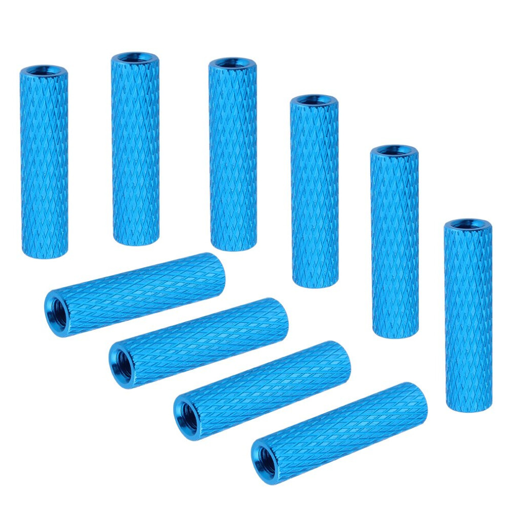 10PCS HobbyPark Aluminum M3x30mm Standoff Spacer Female-Female Round Column for Remote Control Multirotor Parts DIY Blue-image-OPC-PFN8JGY-NEW