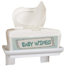 McLee Creations Wonder Shelf - Pieni tarttuva kelluva seinhylly kylpyhuoneeseen wc-paperipidikkeen plle Mini silytysteline puhelinpyyhkeille tabl