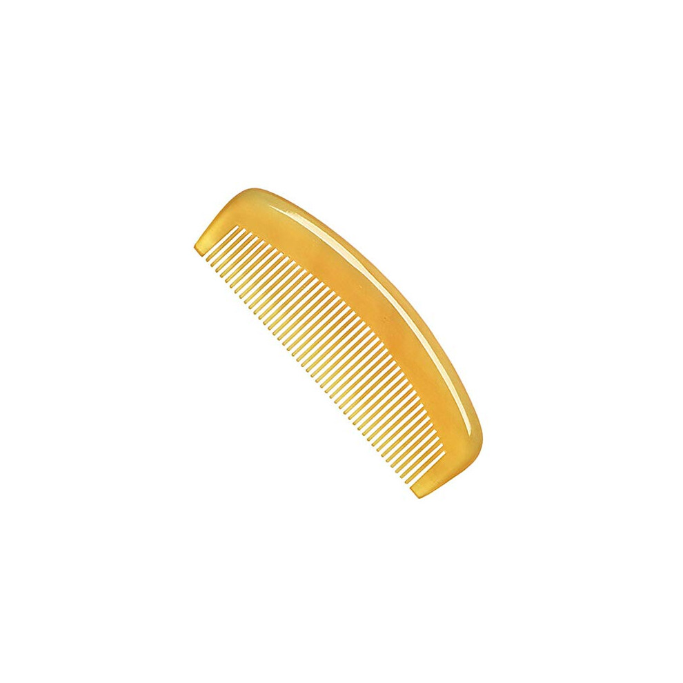 Liasun Unisex Premium Quality 100% Handmade Anti Static Natural Sheep Horn Comb - Professional Detangling Massage Comb (Mellowandfull)