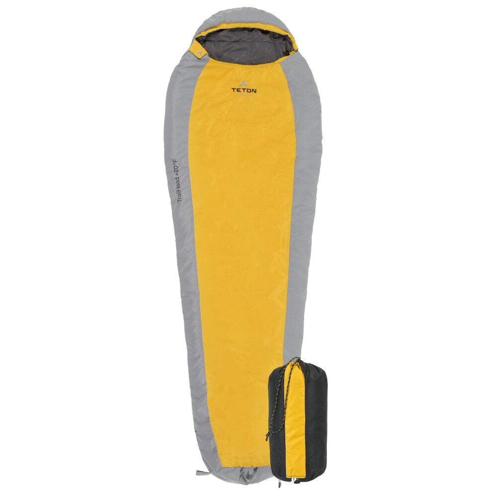 TETON Sports Trailhead 20 Degree Sleeping Bag; Lightweight Warm Mummy Sleeping Bag Camping Backpacking Hiking