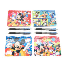 Offizielle Disney-Autogrammb   cher, 4er-Pack, Mickey, Minnie, Mickey & Friends, Clubhouse Friends, mit 4 mehrfarbigen Stiften