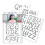 S.E.I. Camiseta com ferro de 1,75 polegadas letras Pacifico Glitter Letter transferncia de calor prata 1