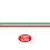Beistle FR rood-wit-groene cr?e-streamer, set van 4 3