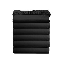 Elegant Comfort (6-pack) luxe hoeslakens! Premium Hotel Quality Kreukvrij 1500 Premier Hotel Quality 6-pack hoeslaken met opbergvakken aan de zijkant