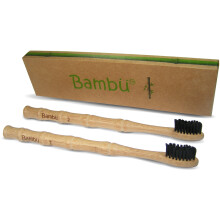 Neutripure Bambu Toothbrush: charcoal infused bristles with bamboo wood handle