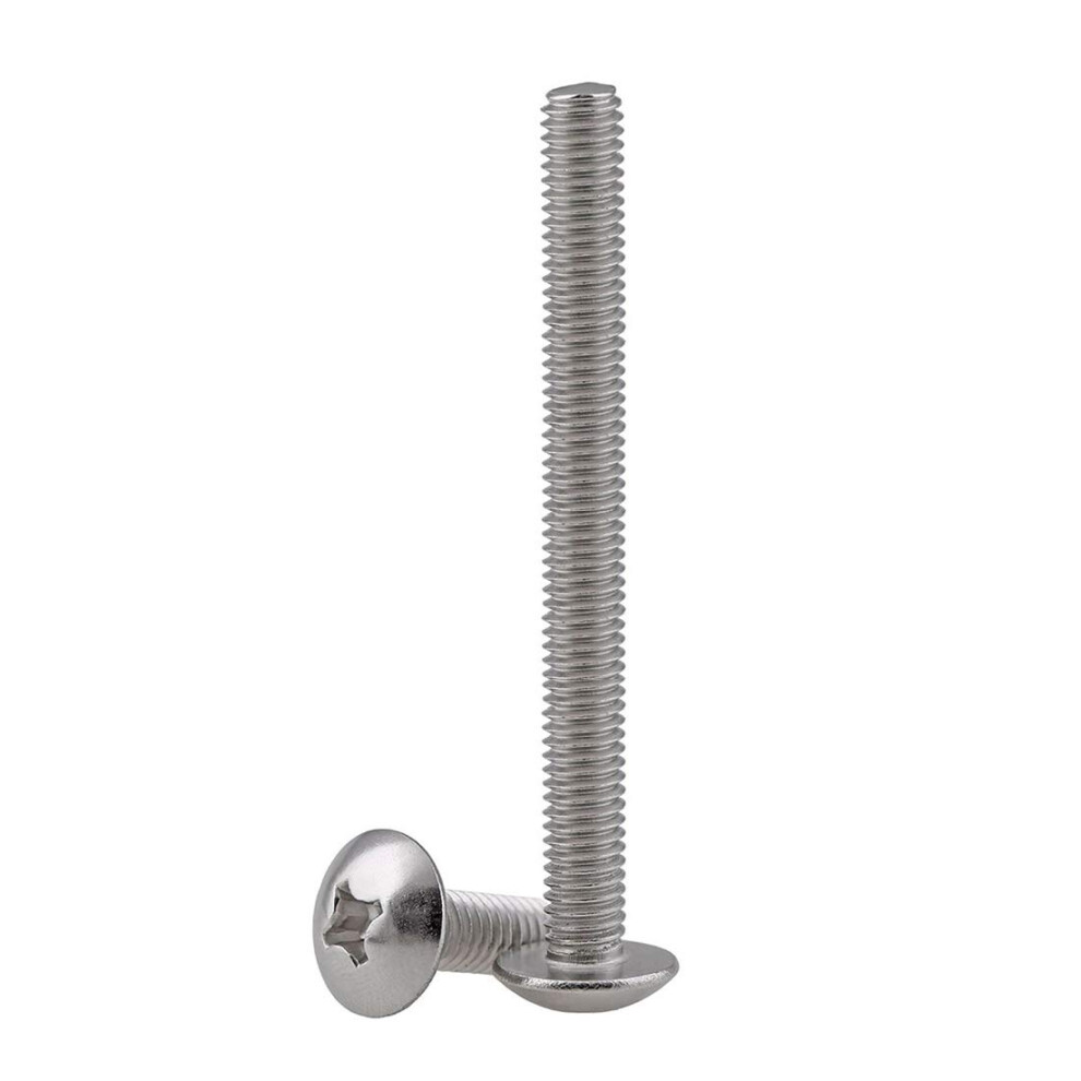 Adiyer 40-Pack Metric M4 X 45Mm Machine Screws For Cabinet Drawer Knob Pull Handle 304 Stainless Steel Truss Head Bolts Phillips Drive 653391842546