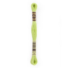 DMC 6 -streng broderi bomuld 8.7yd - Apple Green