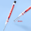 (Red) 1Pc Black Blue Red Permanent Marker Pens Deep Hole 4