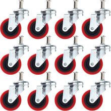 12 PCK Heavy-Duty 25 Swivel Caster Wheel Creeper Service Cart Stool Post Mount