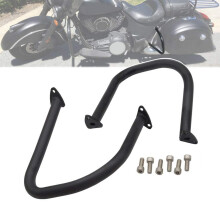 Zwarte achtermotorbeschermingsbeugels voor op de snelweg, compatibel met Indian Chief Chieftain Springfield Vintage Dark Horse Roadmaster 2015-2021