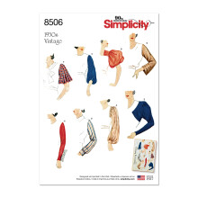 Simplicity Creative Patterns Sleeves for Tops Vest Jackets Coats A