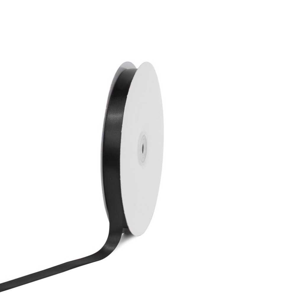 Ben Collection 58 X 100 Yard Einseitiges Satinband, Kunst, N Hen, Partygeschenk, Schwarz-image