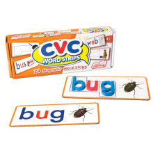 Junior Learning CVC Word Strips Sada 24 kusu