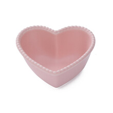 CHOOLD Ceramiczna miska na budyn w ksztalcie serca Pieczony suflet? Miska Miska deserowa Miska piekarnika Creme Brulee Ramekin Suflet Ramekin (r