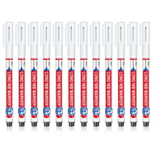 (Black) 12 Pcs 20mm Long-Nib Marker Pens Deep Reach Marker