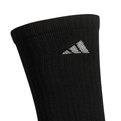 Adidas adidas 6-Pack Ανδρικές Κάλτσες Crew Μαύρες/Αλουμινίου 2 XL (Νο 12-15) 2