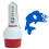 EZBallStamp Golfbal Stempelmarkering (Blauwe Vis) 1