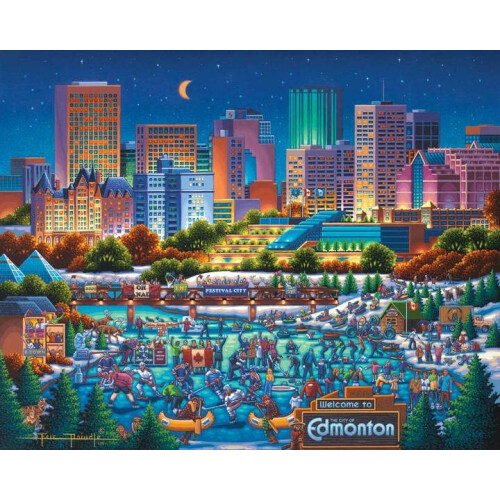 Dowdle-Puzzle  Edmonton  1000 Teile 1