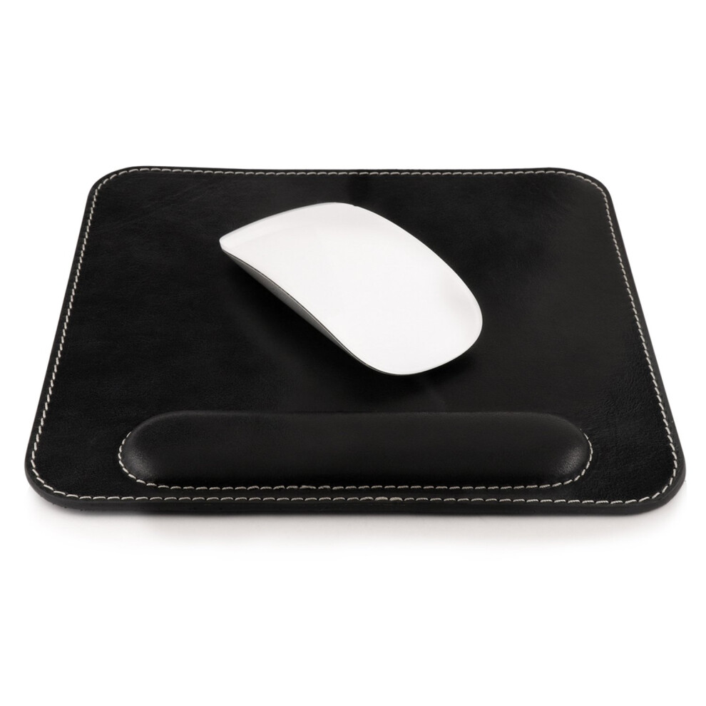 Londo Top Leather Mousepad With Wrist Rest Grain 600434893942