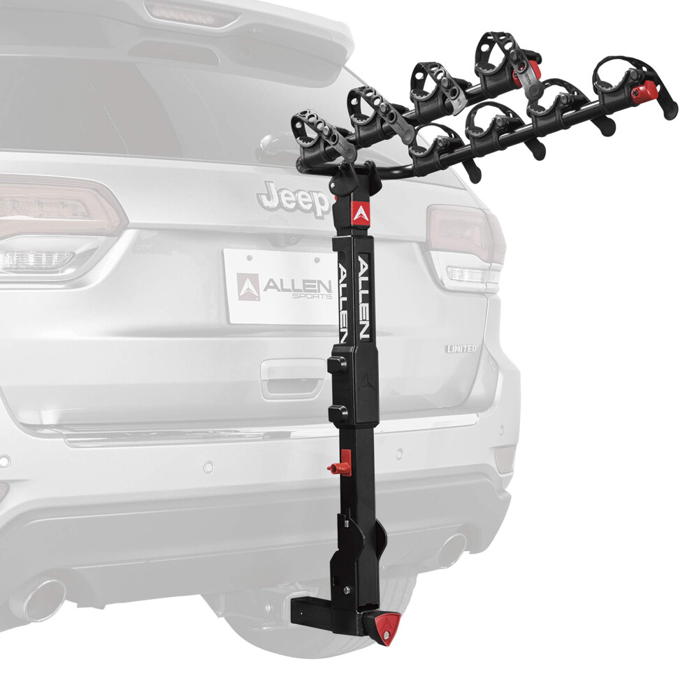 Allen Sports Premier Locking Quick Release 4-Bike Carrier for 2 in. Hitch Black
