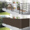 Coarbor Schermo Privacy per Balcone 3'x60' Copertura per Patio Terrazza Giardino 2