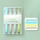 (green) 4pcs/set Color Gradient Highlighter Pens Kawaii St 1