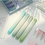 (green) 4pcs/set Color Gradient Highlighter Pens Kawaii St 6