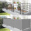 Coarbor Schermo Privacy per Balcone 3'x69' in Rete per Copertura 2