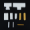 (05) 5Pcs/lot 3/4.5/6.5/8/10/15/30/50mm Polyester Nibs 4