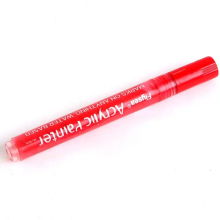 (Red) 1pc Colors 0.7mm/Brush Tip Skin Tone Acrylic Paint