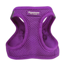 Downtown Pet Supply Trin i hundesele til sm? hunde Ingen tr?k Medium lilla - Justerbar sele med polstret mesh stof og reflekterende trim - sp?nde