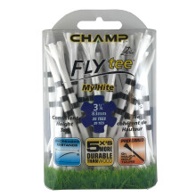 Champ 86512 Zarma Flytee My Hite 3-1/4"""" 25 Count White fekete cskos golfplval