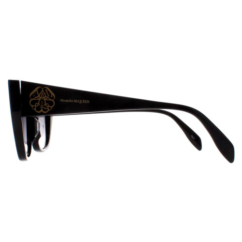 Alexander McQueen Alexander McQueen Sunglasses AM0284S 002 Black Grey Gradient 2