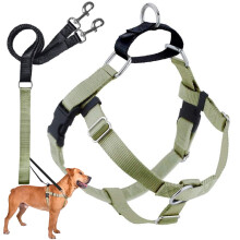 2 Hounds Design Freedom No Pull Dog Harness | Komfortabel kontrol for let at gå | Justerbar hundesele og snor sæt | Små medium og store hunde | L