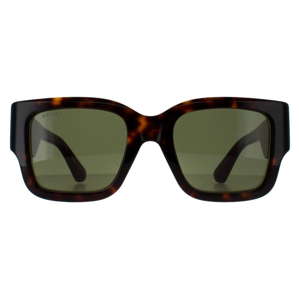 Gucci Sunglasses Gg1663s 002 Havana With Green And Red Green Green,Red