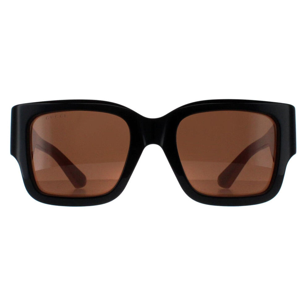 Gucci Sunglasses GG1663S 004 Black with Nude Pink Brown
