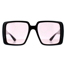Gucci Sunglasses GG1692S 006 Black with Silver Grey