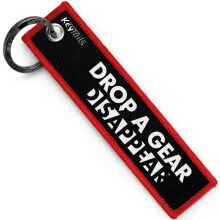 KEYTAILS Keychains  Premium Quality Key Tag for Motorcycle  Car  Scooter  ATV  UTV [Drop A Gear & Disappear]