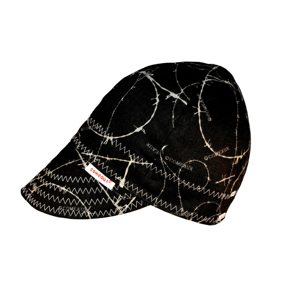 Comeaux Caps Oboustrann Svarovac Cepice Cern Ostnat Drt Velikost 7 1/2-image