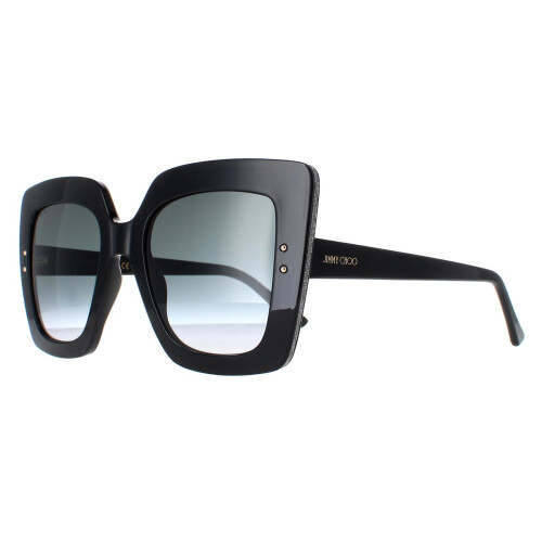 Jimmy Choo Jimmy Choo Sunglasses AURI/G/S 807 90 Black Dark Grey Gradient 1