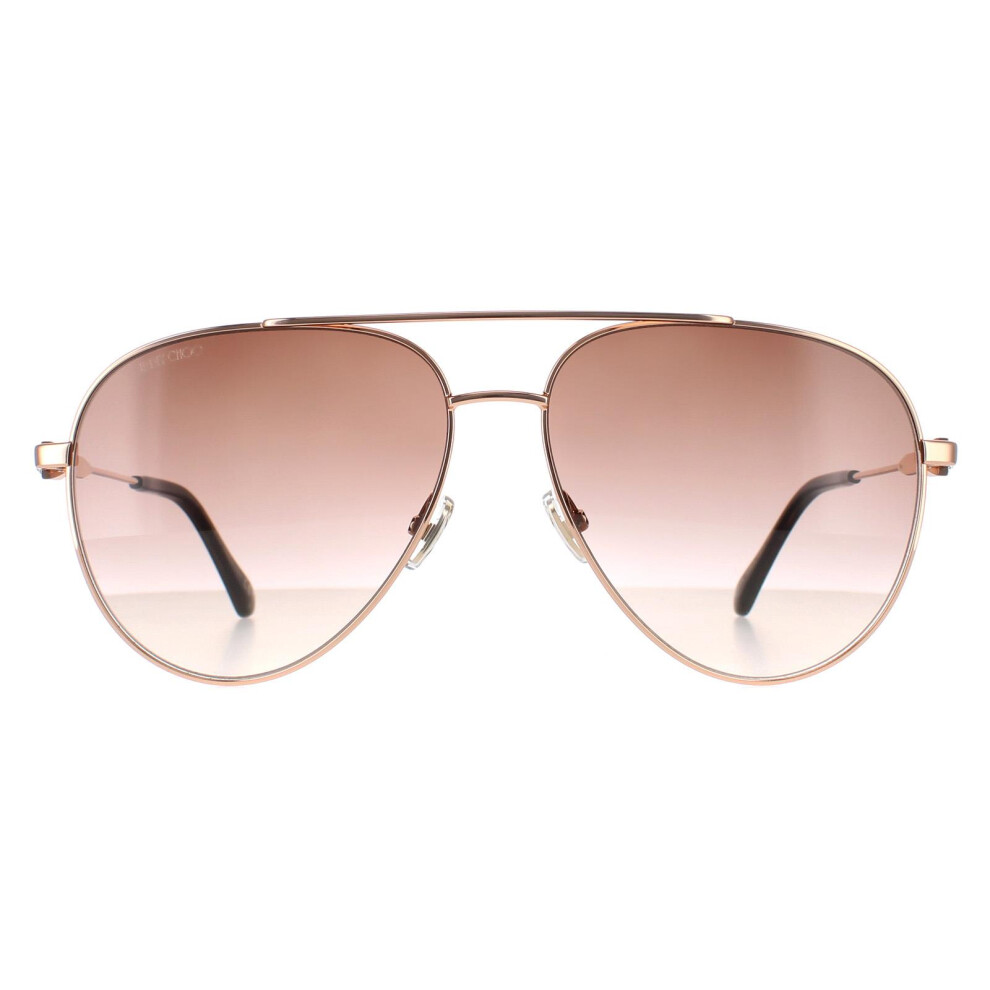 Jimmy Choo Sunglasses Olly/S Ddb Ha Gold Copper Brown Gradient Brown,Gold