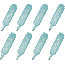 (8 PCS Water Blue) 8pcs/Set Metallic Color Markers Morandi Gold Powde