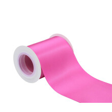 Ribbonitlux Fita de Cetim Dupla Face 3" Largura 5 Jardas (183-Rosa Jardim) para Embalagem de Presentes