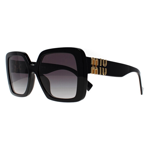 Miu Miu Miu Miu Sunglasses MU10YS 1AB5D1 Black Grey Gradient 1